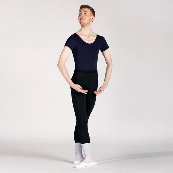 1st Position Male Short Sleeve Scoop Neck Leotard - Dazzle Dancewear Ltd