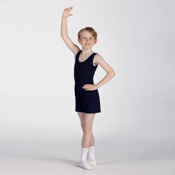 1st Position Male Sleeveless Scoop Neck Ballet Dance Leotard - Dazzle Dancewear Ltd