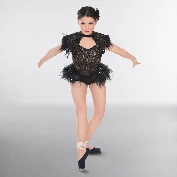 Sequin Lace Glitz Leotard with Bustle Skirt | 1st Position