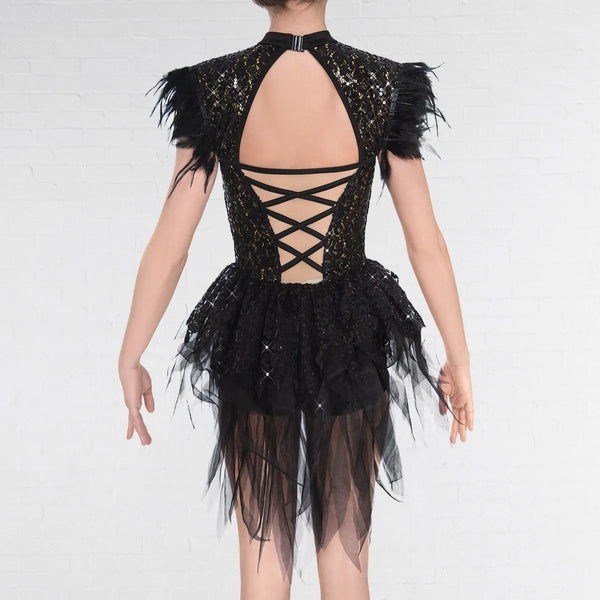 Sequin Lace Glitz Leotard with Bustle Skirt | 1st Position