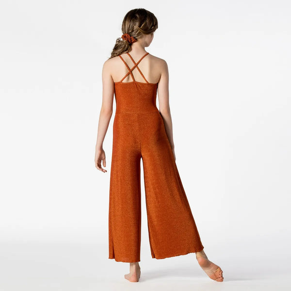 Slashed Cross Back Jumpsuit | 1st Position