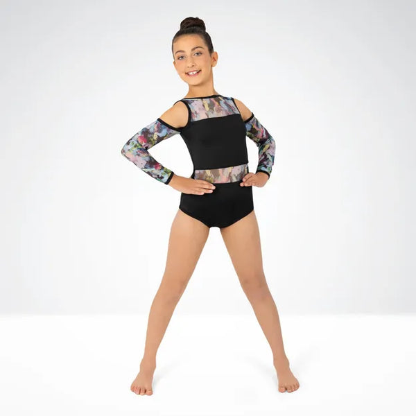 Floral Panelled Leotard with Separate Matching Skirt | 1st Position