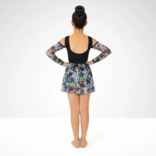 Floral Panelled Leotard with Separate Matching Skirt | 1st Position