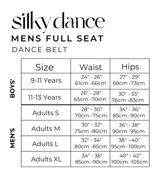 Dance Men's Dance Belt | Silky - Dazzle Dancewear Ltd