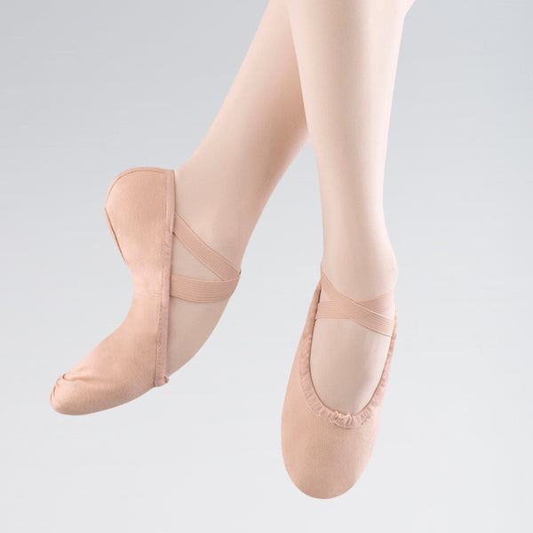 Pink 277 Pump Split Sole Canvas Ballet Dance Shoes - Bloch