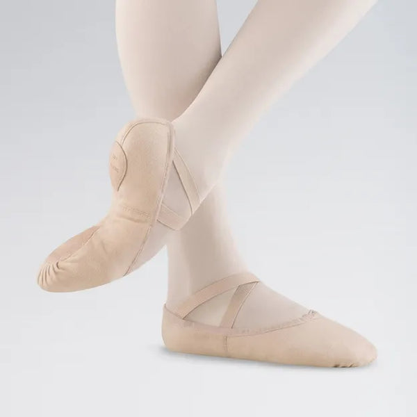 Pink 277 Pump Split Sole Canvas Ballet Dance Shoes - Bloch