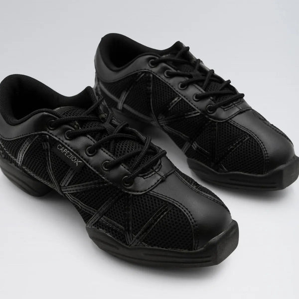 Capezio DS19 Black Web Dance Sneakers | Dazzle Dancewear Ltd