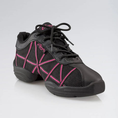 Capezio DS19A Hot Pink Web Dance Sneakers | Dazzle Dancewear Ltd