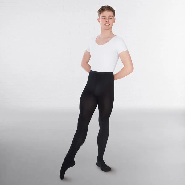 Men’s Knit Footed Tights With Back Seams | Capezio  - Dazzle Dancewear Ltd