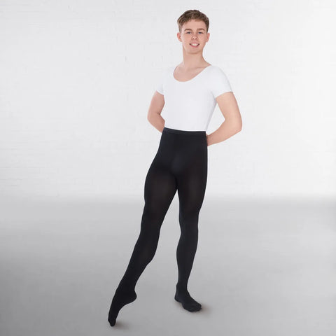 Men’s Knit Footed Tights With Back Seams | Capezio  - Dazzle Dancewear Ltd