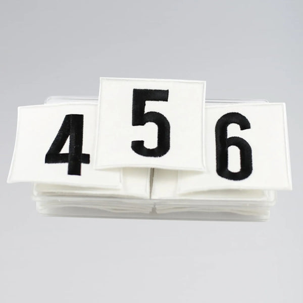 Embroidered Exam Identification Numbers - Dazzle Dancewear Ltd