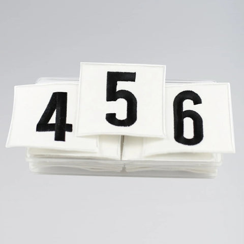 Embroidered Exam Identification Numbers - Dazzle Dancewear Ltd