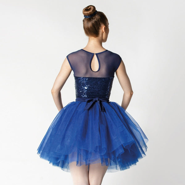 Sequinned Ballet Dress with Sash | 1st Position 