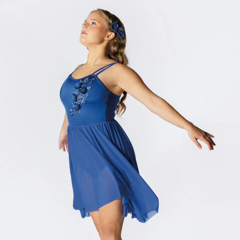1st Position Appliquéd Bodice Multi-Strap Dress | Dazzle Dancewear Ltd