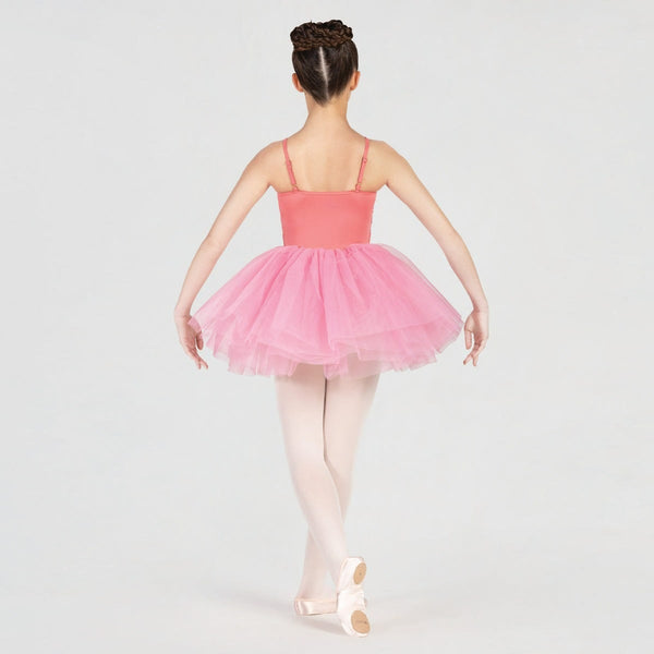 Camisole Style Ballet Dress with Flower Trim | 1st Position 