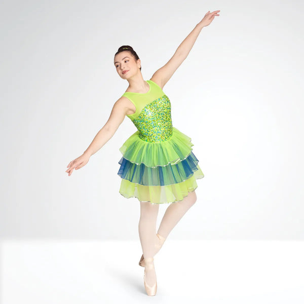 Tiered Sequin Ballet Dress | 1st Position 