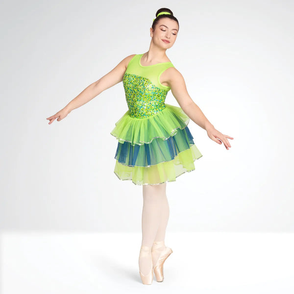 Tiered Sequin Ballet Dress | 1st Position 