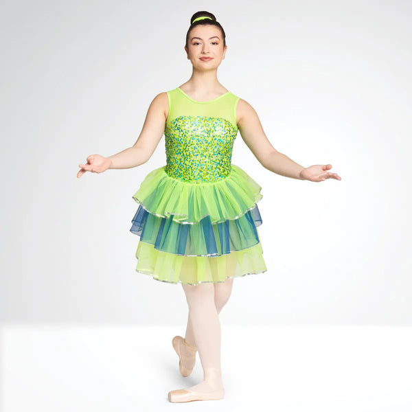 Tiered Sequin Ballet Dress | 1st Position 