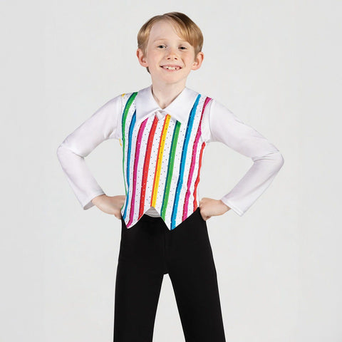 1st Position Rainbow Stripe Vest