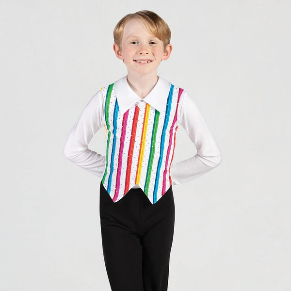 1st Position Rainbow Stripe Vest