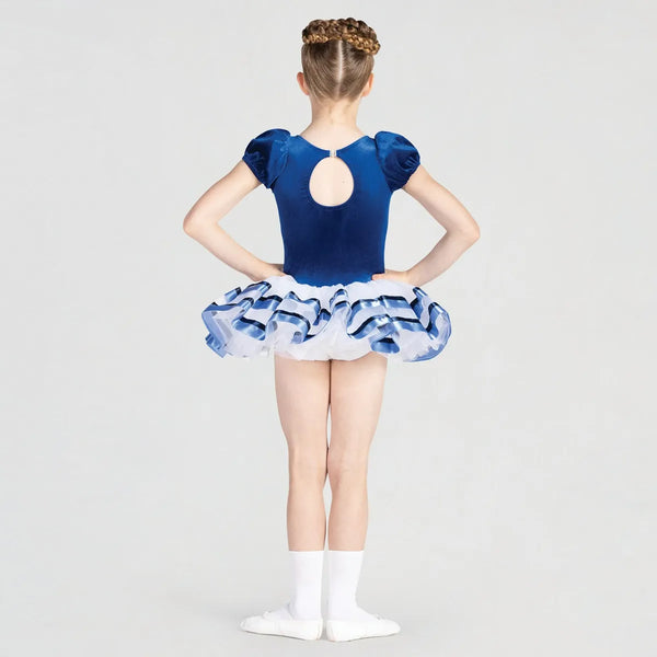 1st Position Velour Bodice with Ribbon Trim Tutu | Dazzle Dancewear Ltd