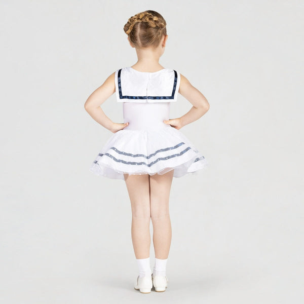 Nautical Stripe Tutu with Sailor Collar | 1st Position 