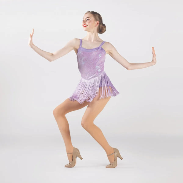 Sequin Bodice and Fringe Skirt Leotard | 1st Position 