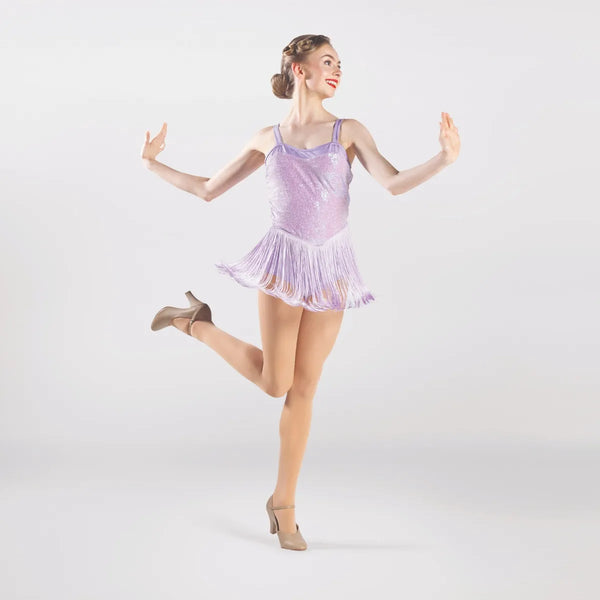 Sequin Bodice and Fringe Skirt Leotard | 1st Position 