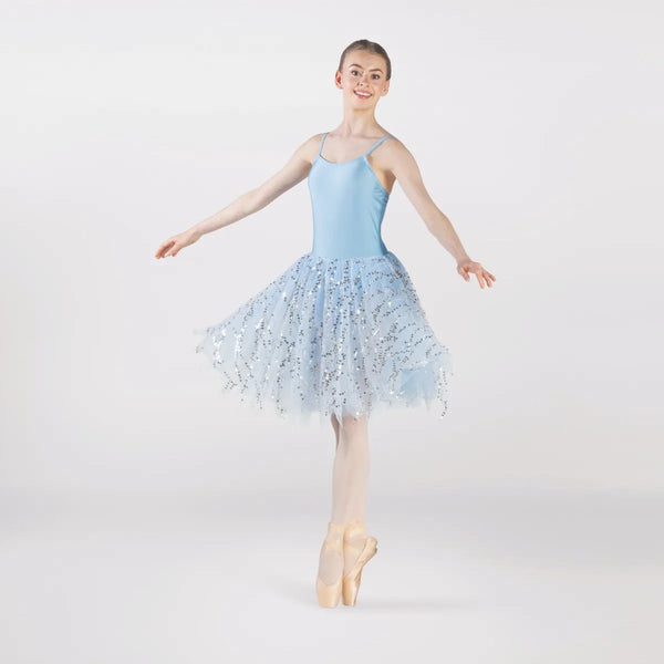 1st Position Cascading Sequin Romantic Tutu | Dazzle Dancewear Ltd