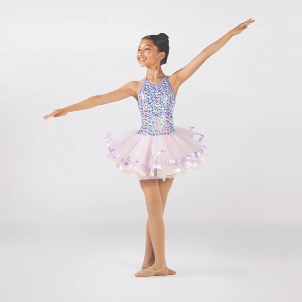 Sequinned Bodice Tutu with Ribbon Trim | 1st Position 