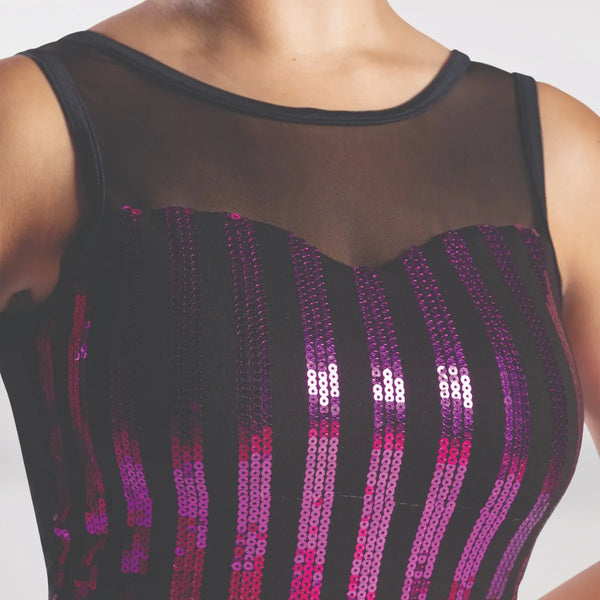 Metallic Half Peplum Leotard | 1st Position 