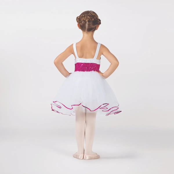 1st Position Sequinned Bodice Tutu with Wide Straps | Dazzle Dancewear Ltd