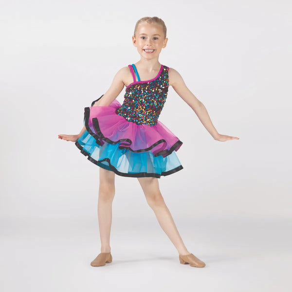 One-Shoulder Sequin Bodice and Layered Tutu | 1st Position 