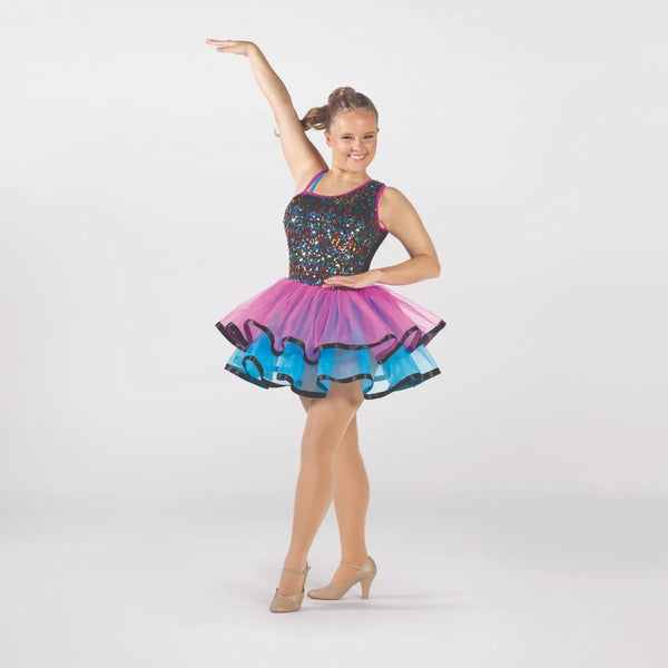 One-Shoulder Sequin Bodice and Layered Tutu | 1st Position 