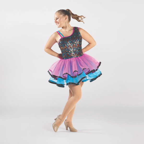 One-Shoulder Sequin Bodice and Layered Tutu | 1st Position 