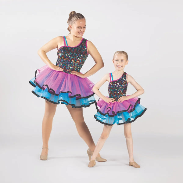 One-Shoulder Sequin Bodice and Layered Tutu | 1st Position 