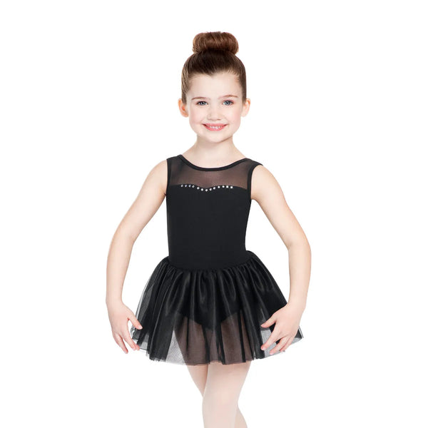 1st Position Rhinestone Ballet Dress | Dazzle Dancewear Ltd