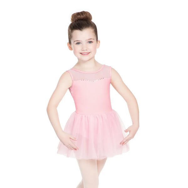 1st Position Rhinestone Ballet Dress | Dazzle Dancewear Ltd