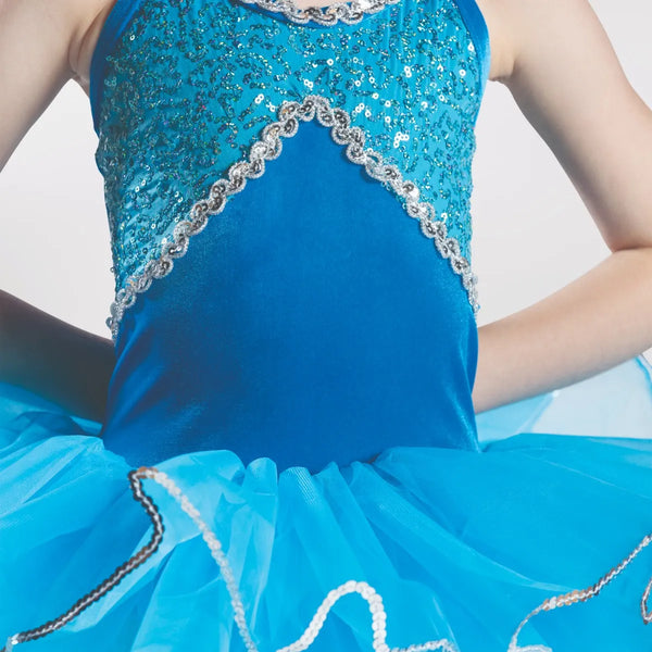 Velvet Bodice with Sequin Trim Tutu | 1st Position 