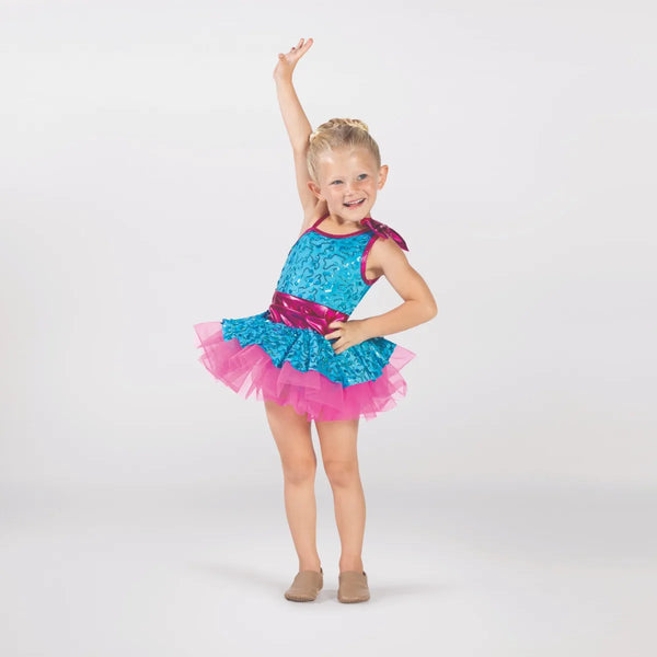 One-Shoulder Sequin Peplum Tutu | 1st Position 