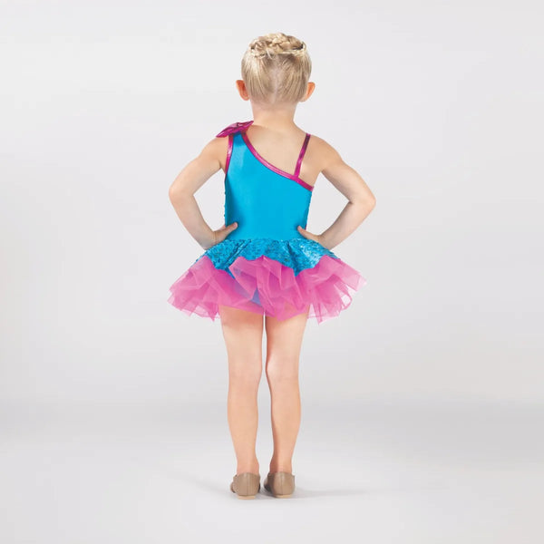 One-Shoulder Sequin Peplum Tutu | 1st Position 