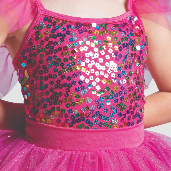 Sequin Bodice Tutu with Square Neckline | 1st Position 