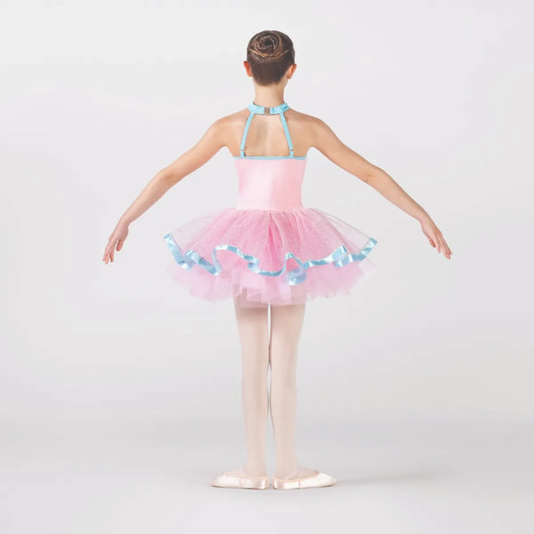 Cutout Neckline Tutu with Contrast Trim | 1st Position 