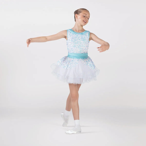 Sequin Bodice Tutu with Collar and Peplum | 1st Position 