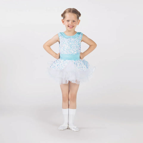 Sequin Bodice Tutu with Collar and Peplum | 1st Position 