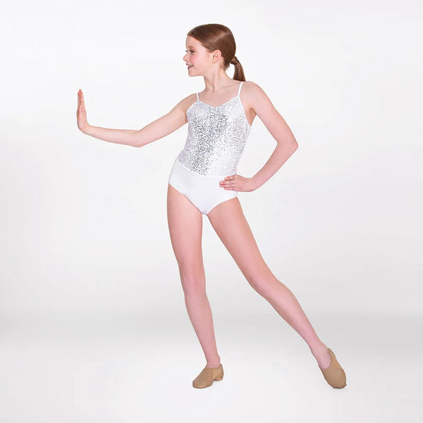 1st Position Sequin Front Leotard | Dazzle Dancewear Ltd