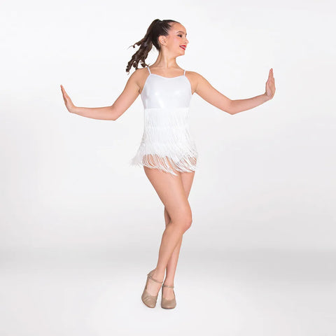 1st Position Layered Fringe Mini Dress | Dazzle Dancewear Ltd