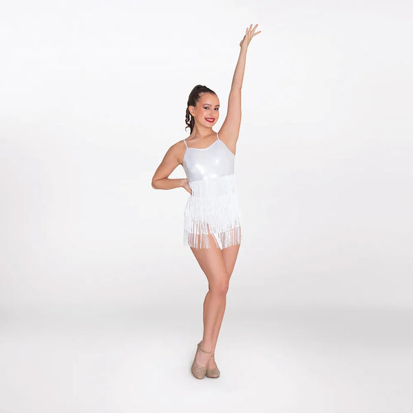 1st Position Layered Fringe Mini Dress | Dazzle Dancewear Ltd