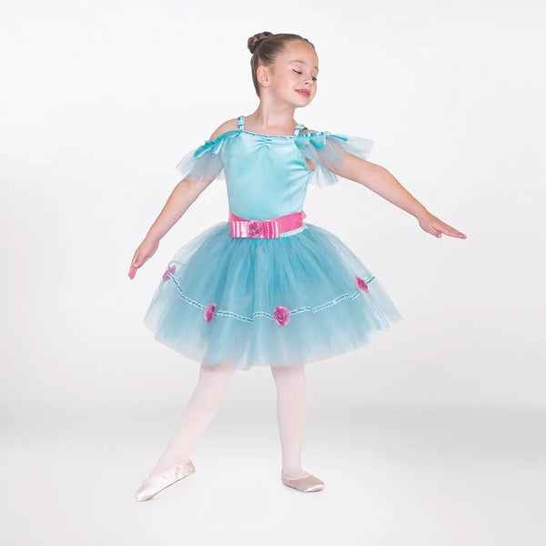 1st Position Tutu with Petal Sleeve | Dazzle Dancewear Ltd