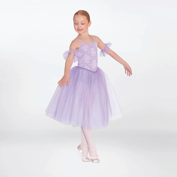 1st Position Romantic Floral Tutu with Arm Cuffs | Dazzle Dancewear Ltd